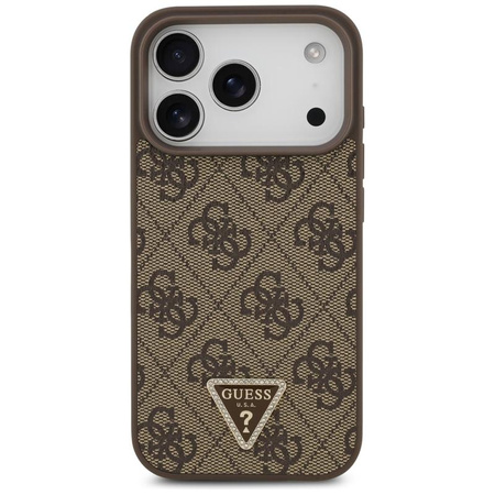 ETUI DO IPHONE 17 PRO do MAGSAFE GUESS BRĄZOWE ORYGINALNE ELEGANCKIE MODNE