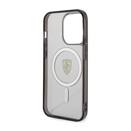 Ferrari Outline Magsafe - iPhone 14 Pro Max Case (Transparent)