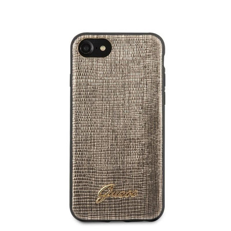 Guess Lizard Case - Coque iPhone SE 2020 / 8 / 7 (Or)