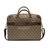 Guess 4G Printed Stripes Computer Bag - 16" Notebooktasche (Braun)