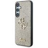 Guess Fixed Glitter Big 4G Metal Logo - étui pour Samsung Galaxy S25+ (Gold)