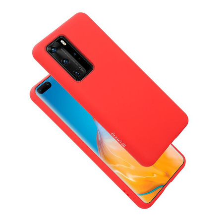 Crong Color Cover - Pouzdro pro Huawei P40 Pro (červené)