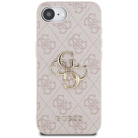 Guess 4G Big Logo - pouzdro pro iPhone 16e (růžové)