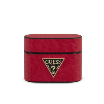 Guess Saffiano - Étui Airpods Pro (rouge)