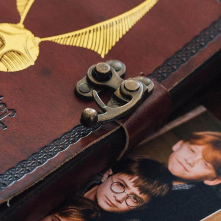 Harry Potter - Kožený zápisník 13,5x18 cm (hnědý)