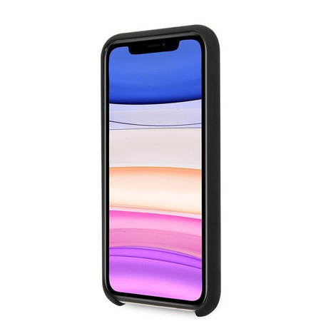 Guess Silicone Vintage - Coque iPhone 11 (noir)