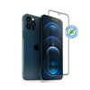 Crong 3D Armour Glass antibactérien - Verre trempé 9H pour iPhone 12 / iPhone 12 Pro plein écran + cadre d'installation