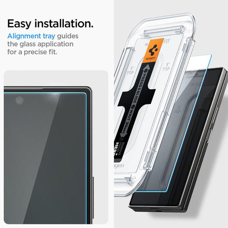 Spigen Glas.TR EZ Fit 2-Pack - Tempered glass for Samsung Galaxy Z Fold 6 (2 pieces)