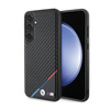 BMW Carbon Tricolor Line MagSafe - Samsung Galaxy S24 Case (black)