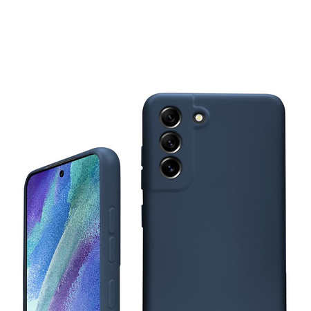 Crong Color Cover - Étui Samsung Galaxy S21 FE (bleu marine)