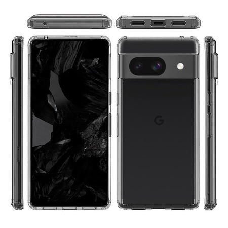 Crong Crystal Shield Abdeckung - Google Pixel 8A Gehäuse (Transparent)