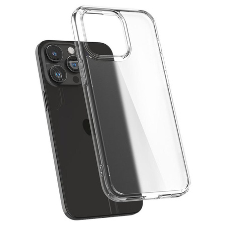 Spigen Ultra Hybrid - Coque pour iPhone 15 Pro (Frost Clear)