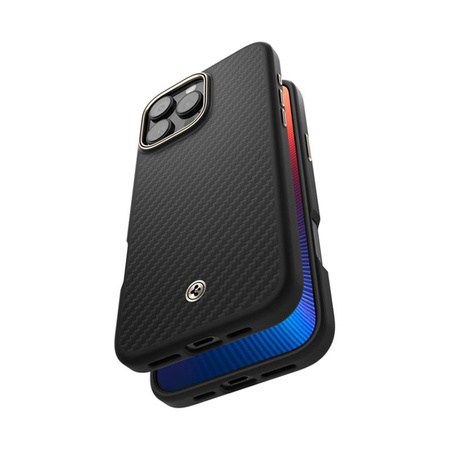 Spigen Enzo Aramid Mag MagSafe - Case iPhone 16 Pro Max (Black / Natural)