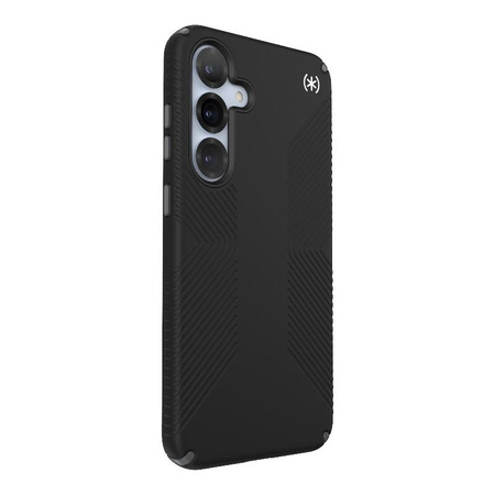 Speck Presidio2 Grip - Samsung Galaxy S25+ / 24+ Case (Black/Slate Grey/White)