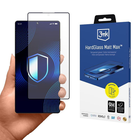 3mk HardGlass Matt Max - Verre trempé mat pour Samsung Galaxy S25 Ultra
