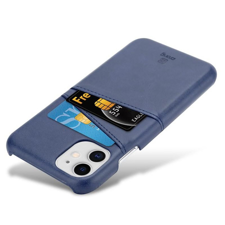 Crong Neat Cover - Etui iPhone 11 Pro z kieszeniami (niebieski)