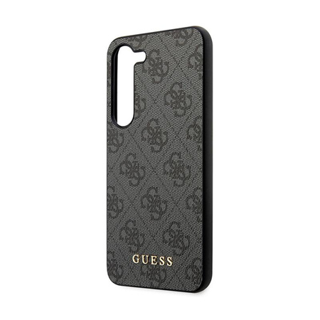 Guess 4G Metall Gold Logo - Hülle für Samsung Galaxy S24+ (schwarz)