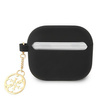 Guess 4G Charms Silikonhülle - AirPods 3 Hülle (Schwarz)