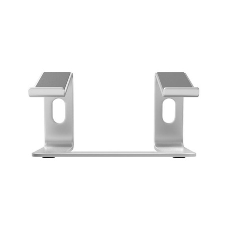 Crong AluBench - Alumínium laptop állvány (ezüst)