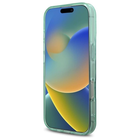 Guess IML Rhinestones MagSafe - Hülle iPhone 16 Pro Max (Grün)