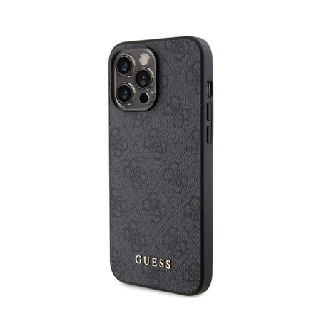 Guess 4G Metal Gold Logo - iPhone 15 Pro Max Case (gray)