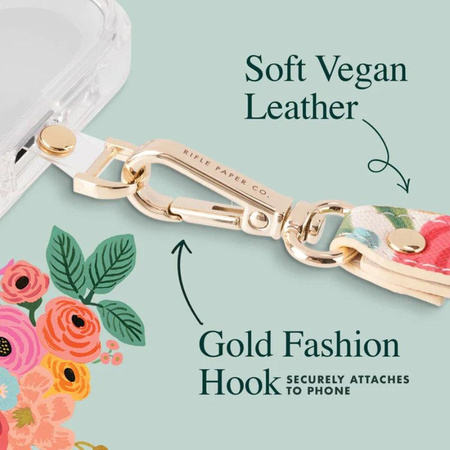 Rifle Paper Phone Wristlet - Universelles Handy-Schlüsselband (Garden Party Blush)