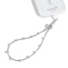 Kate Spade New York Universal Phone Charm Wristlet - Universal Phone Lanyard (Dazzle Chain Silver)