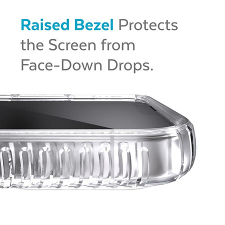 Speck Presidio Perfect-Clear with Grips - iPhone 13 Pro tok MICROBAN bevonattal (átlátszó)