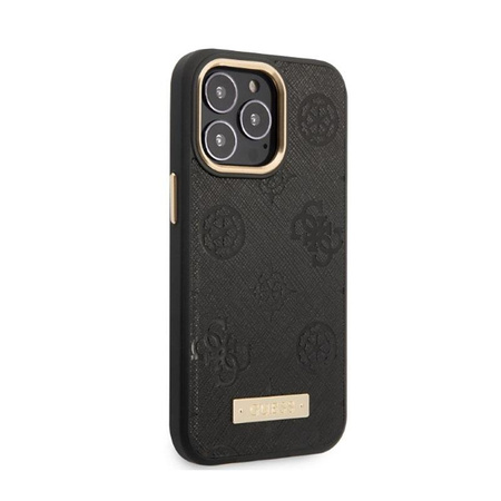 Guess Peony Logo Plate MagSafe - iPhone 13 Pro Max Case (black)