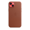 Apple Leather Case - Étui en cuir avec MagSafe pour iPhone 14 Plus (umbra)