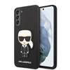 Karl Lagerfeld Saffiano Ikonik Patch - pouzdro pro Samsung Galaxy S22+ (černé)
