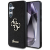 Guess Fixed Glitter Big 4G Metal Logo - Case for Samsung Galaxy S25+ (black)