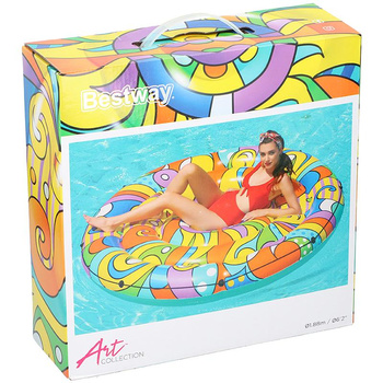 Bestway - Matelas gonflable Island 173x173 cm