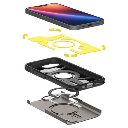 Spigen Tough Armor MagSafe - pouzdro pro iPhone 16e (bronzová)