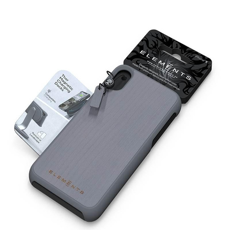 Nordic Elements Original Gefion - Drewniane etui iPhone Xs Max (Mid Grey)