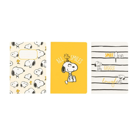 Snoopy - Set di quaderni A6 della collezione Lazy Days (3 pezzi)