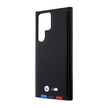 BMW Leather Hot Stamp Tricolor - Samsung Galaxy S23 Ultra Case (black)