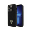Guess Rhinestone Triangle - pouzdro pro iPhone 14 Pro (černé)