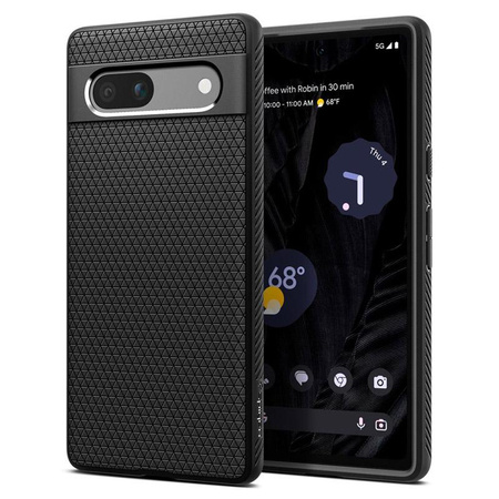 Spigen Liquid Air - Etui do Google Pixel 7A (Czarny)