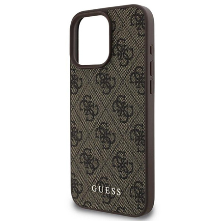 Guess 4G Classic - Coque pour iPhone 16 Pro Max (marron)