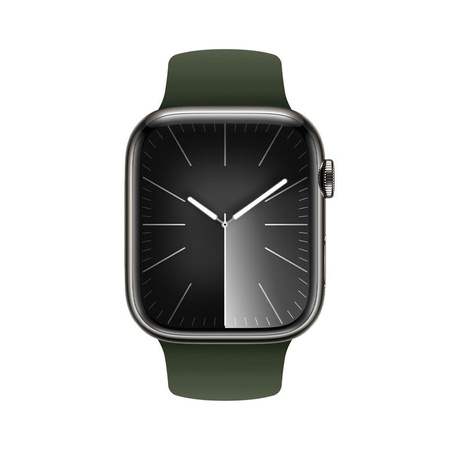 Crong Liquid - Řemínek pro Apple Watch 42/44/45/49 mm (zelený)