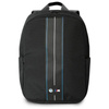 BMW Nylon Blue Stripe - Sac à dos pour ordinateur portable 16" (noir)