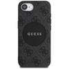 Guess 4G Circle Classic Logo MagSafe - étui pour iPhone 16e (noir)