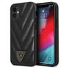 Guess V Quilted - Etui iPhone 12 mini (czarny)