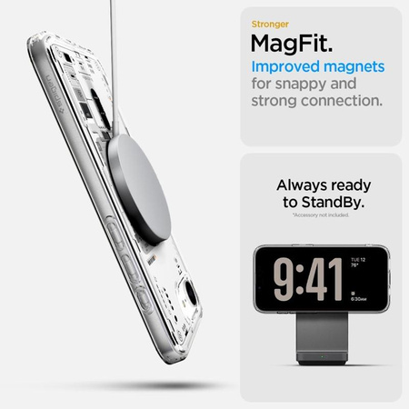 Spigen Ultra Hybrid MagSafe - Hülle für iPhone 16e (Zero One)