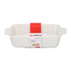 Alpina - Ceramic baking dish 25x15x5 cm 1L (white)