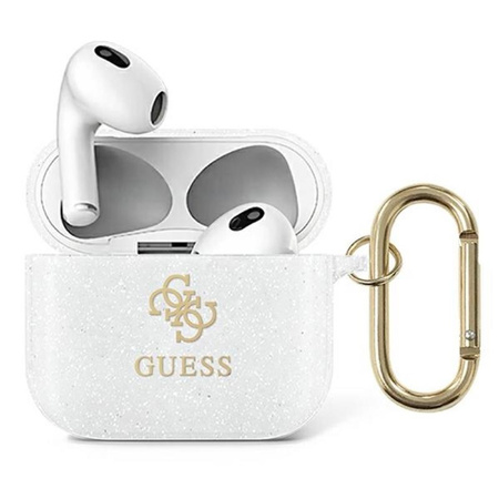 Guess 4G Glitter - Airpods 3 Hülle (transparent)