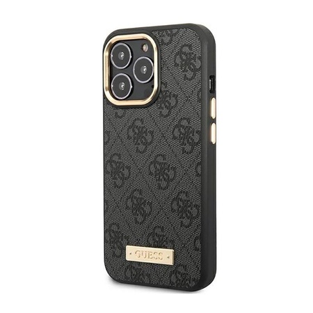 Guess 4G Logo Plate MagSafe - iPhone 14 Pro Max Case (noir)
