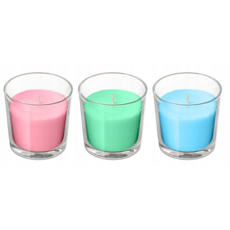 Arti Casa - Set of scented candles in glass (Set of 1)