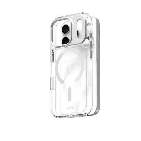 Moshi iGlaze MagSafe - Hülle iPhone 17 Pro (Luna Silver)